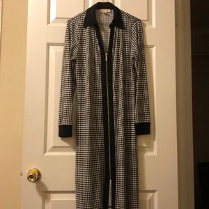 Knee length form fitting dress